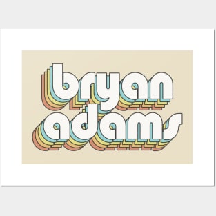 Retro Bryan Adams Posters and Art